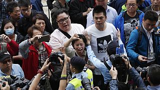Kína-ellenes tüntetés résztvevőit tartóztatták le Hongkongban