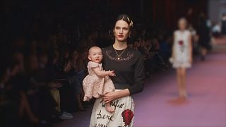 Mum's the word for Dolce and Gabbana at Milan Fashion Week