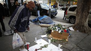 USA: gunned-down homeless man had 'history of mental illness'