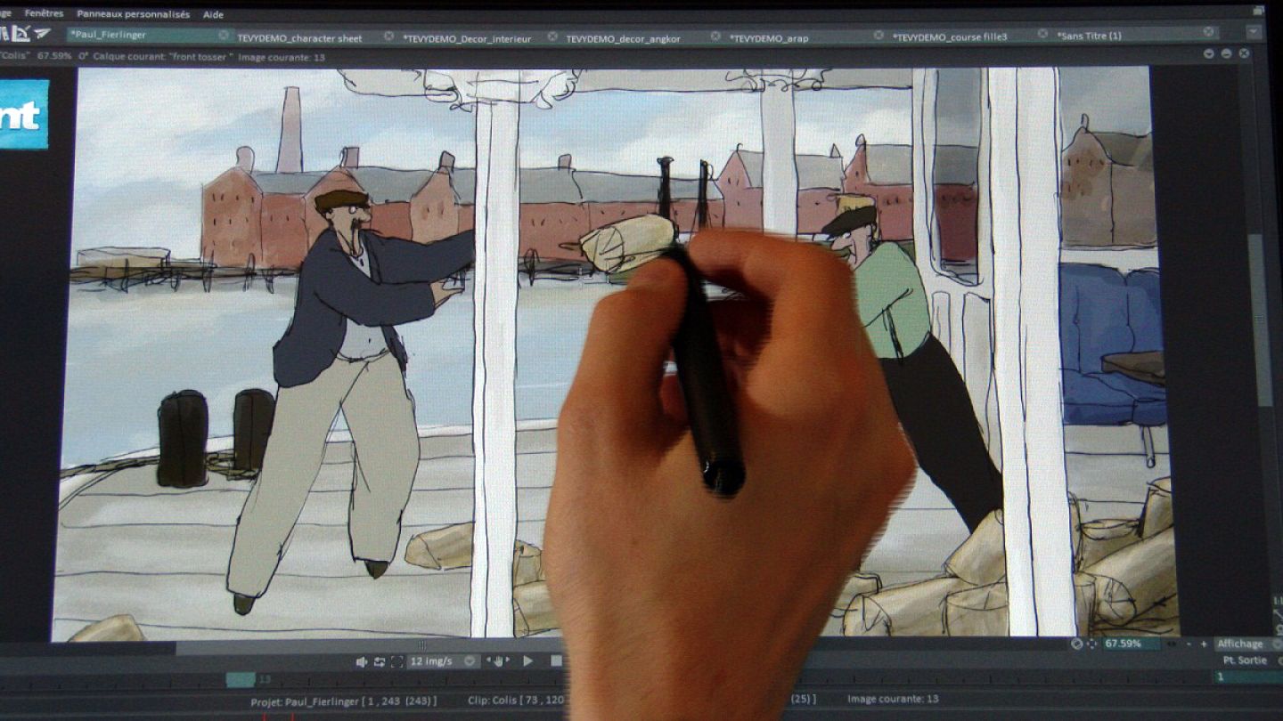 Tainted love: software transforms the painstaking art of colouring old  cartoons | Euronews