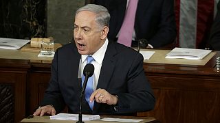 Washingtonban is az iráni atomtárgyalásokat támadta Netanjahu