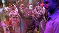 Festival de couleurs en Inde