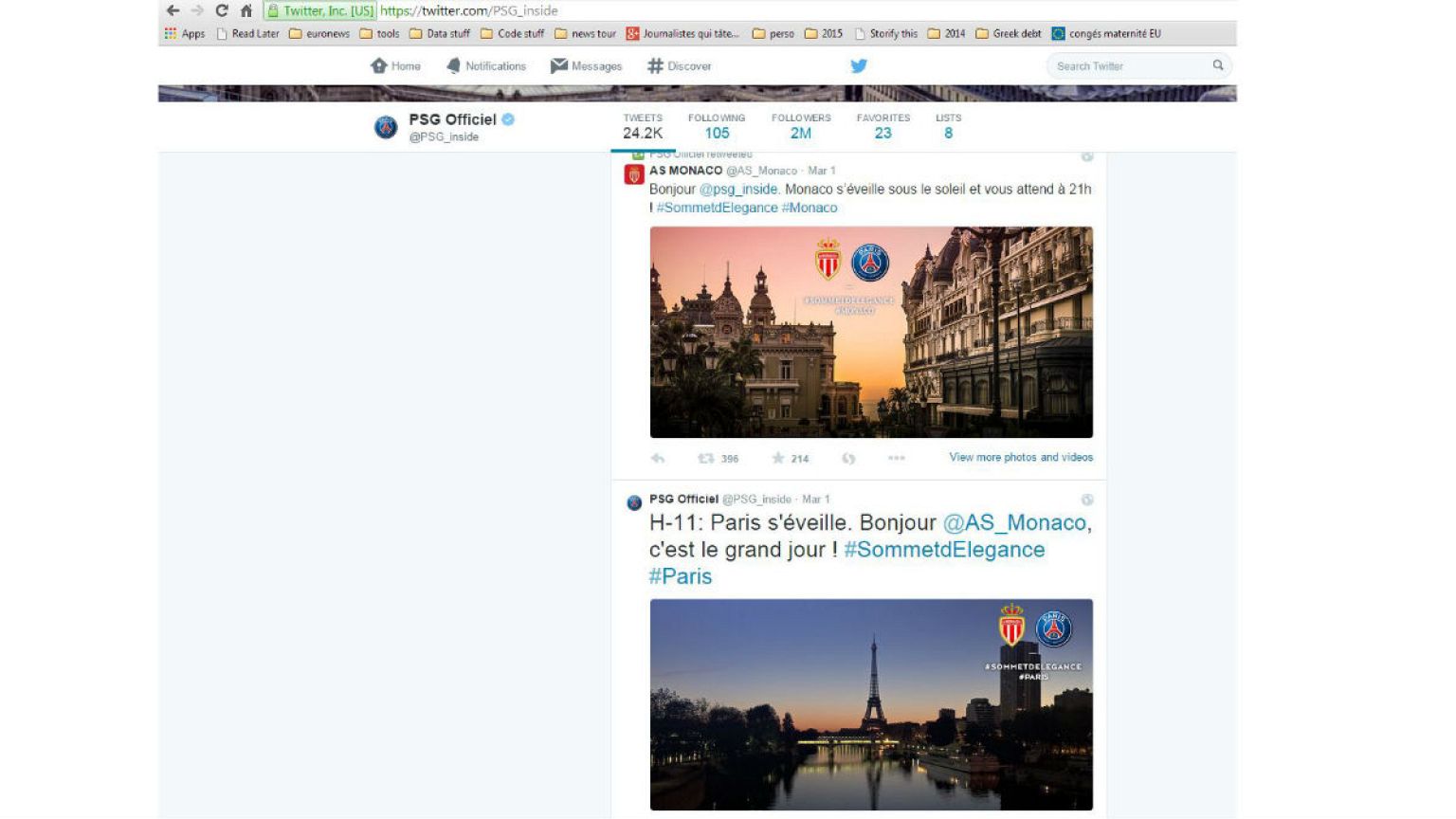 Football : Twitter, le terrain de l'avant-match