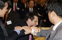 Protest gegen Militärmanöver in Südkorea: Messerstecher verletzt US-Botschafter
