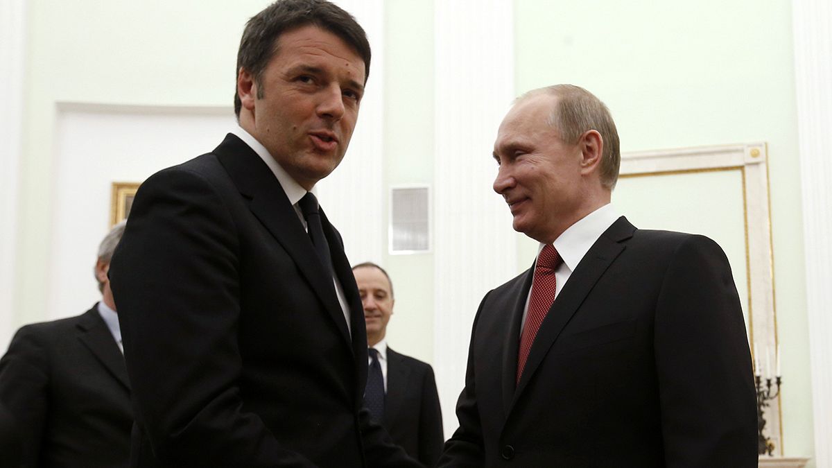 Der Ukraine-Konflikt ist das Topthema beim Treffen zwischen Renzi und Putin in Moskau