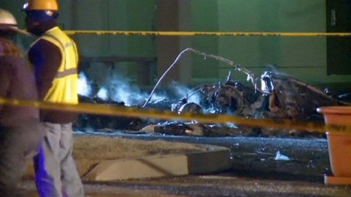 Un helicóptero se estrella junto a un hospital en Saint Louis