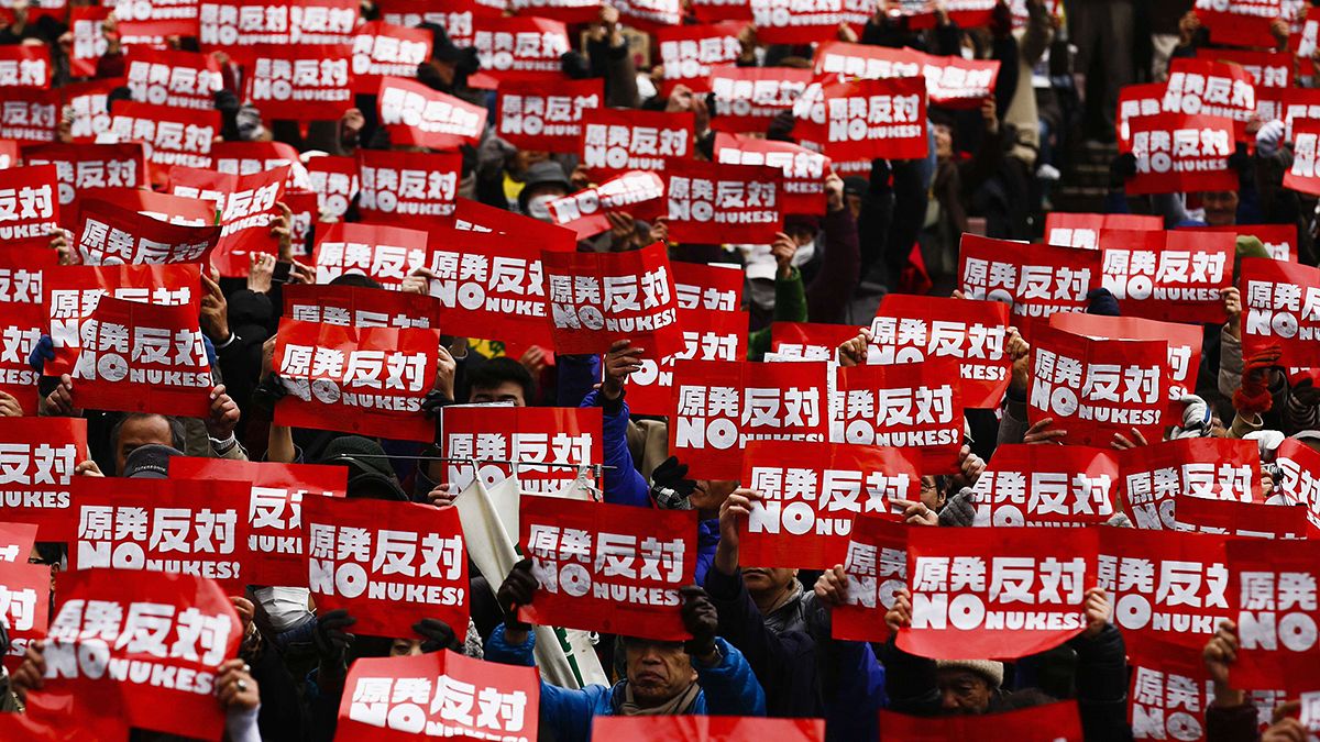 Japan:Thousands protest against government nuclear policy