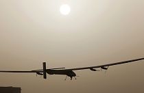 Solar Impulse plane takes off on historic round-the-world flight