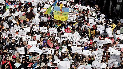 مسيرة للآلاف من النساء في المغرب في اليوم العالمي للمرأة