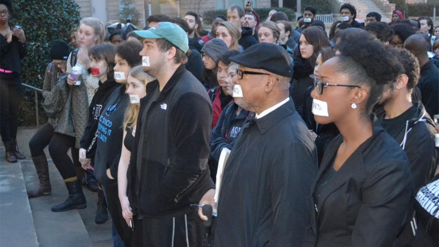 Oklahoma students protest over racist video