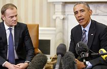 انتقادات صریح رییس شورای اروپا از مسکو در دیدار با اوباما