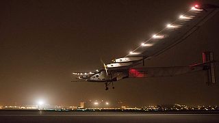 Round-the-world solar plane arrives in India