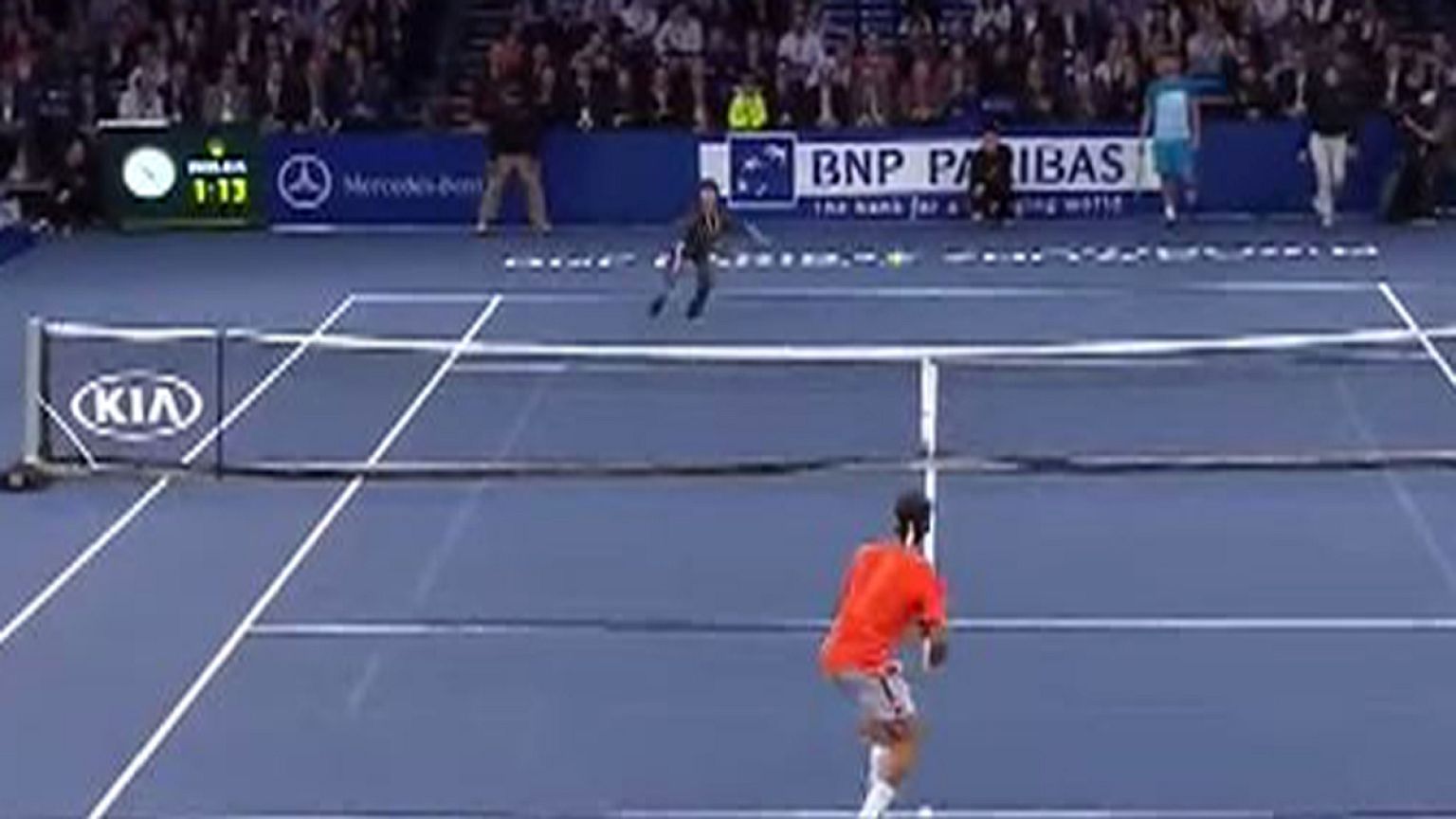 Roger Federer left red faced by youngster in exhibition match