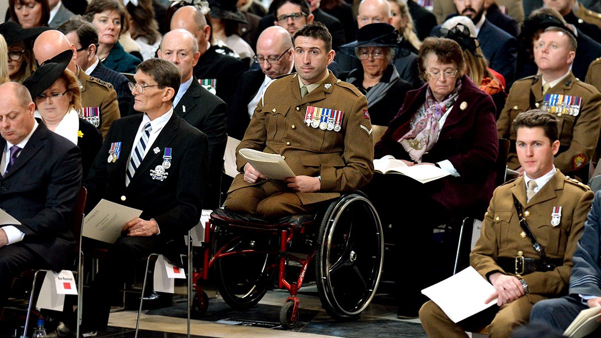 Homenagem aos soldados britânicos caídos no Afeganistão