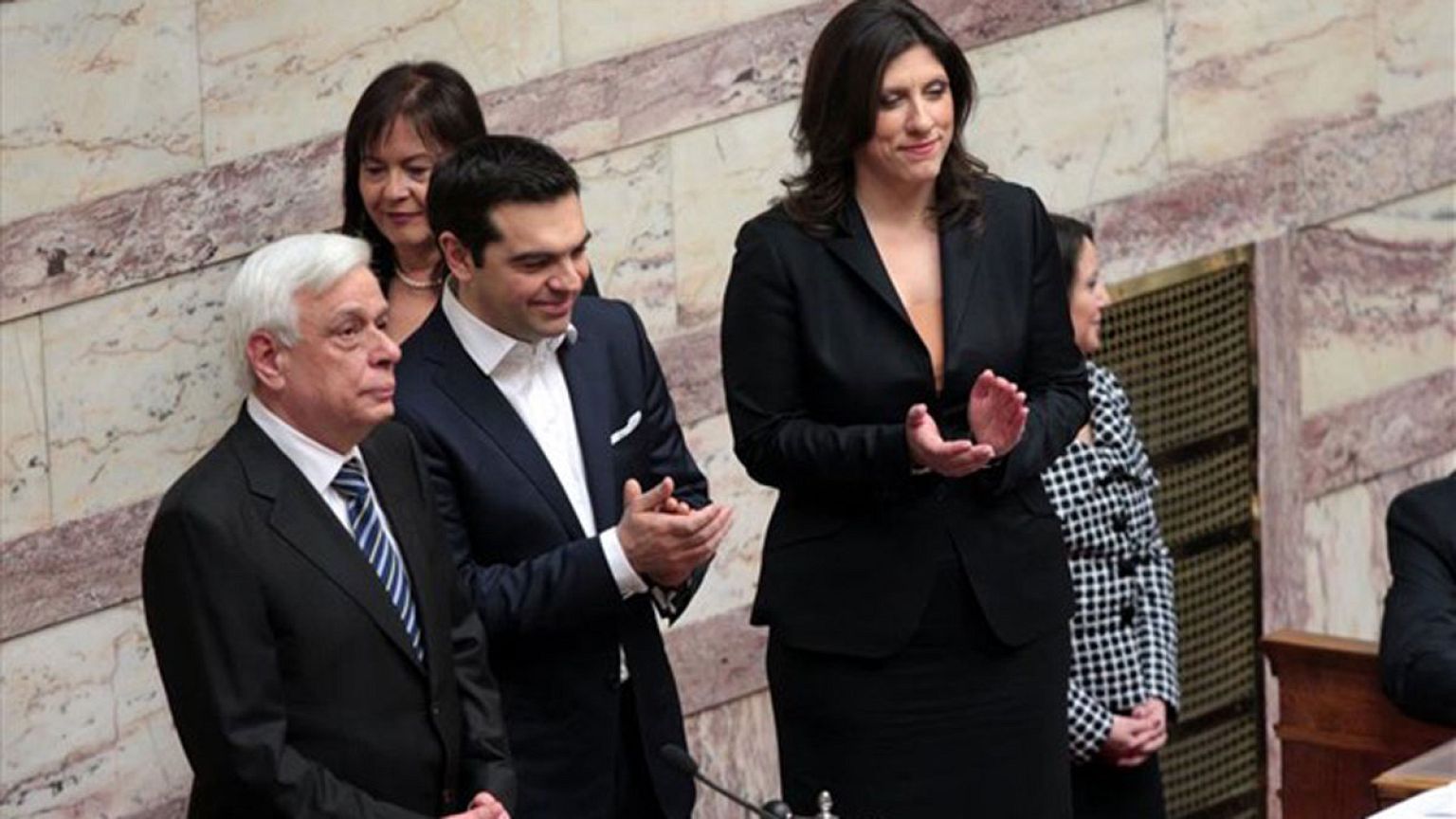 Η ορκωμοσία του νέου Προέδρου της Δημοκρατίας Προκόπη Παυλόπουλου