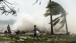 El ciclón tropical Pam golpea el archipiélago de Vanuatu