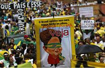 مسيرات حاشدة في البرازيل للمطالبة بإقالة الرئيسة ديلما روسيف