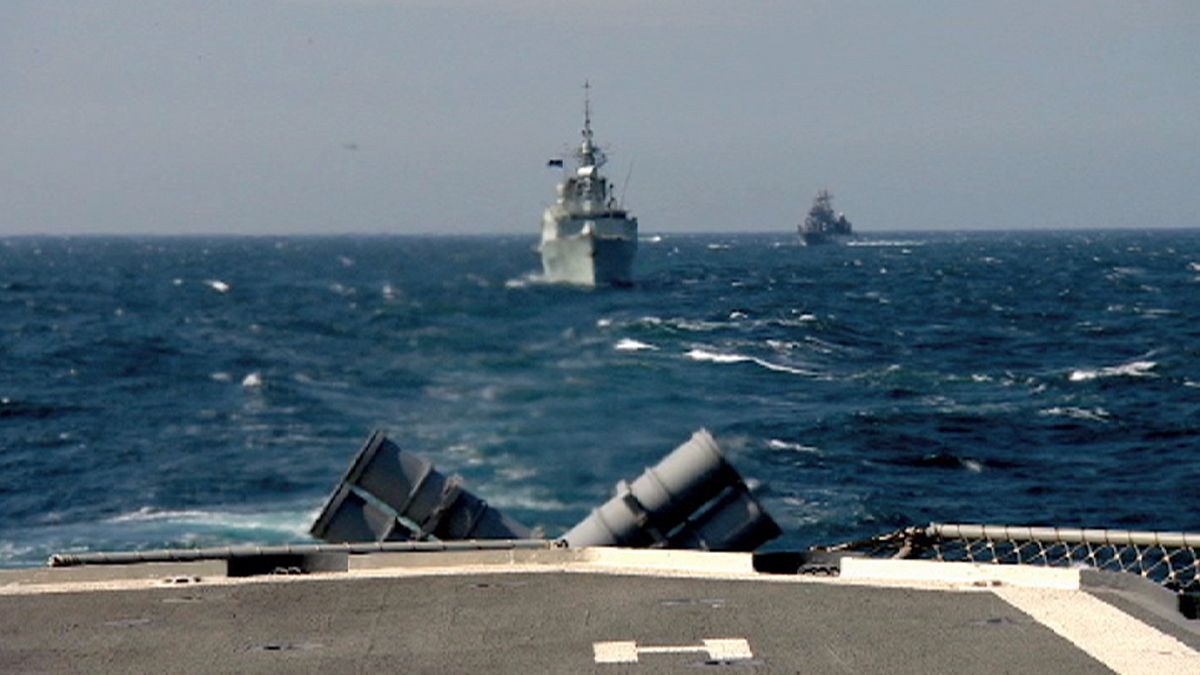 NATO holds naval exercises in the Black Sea
