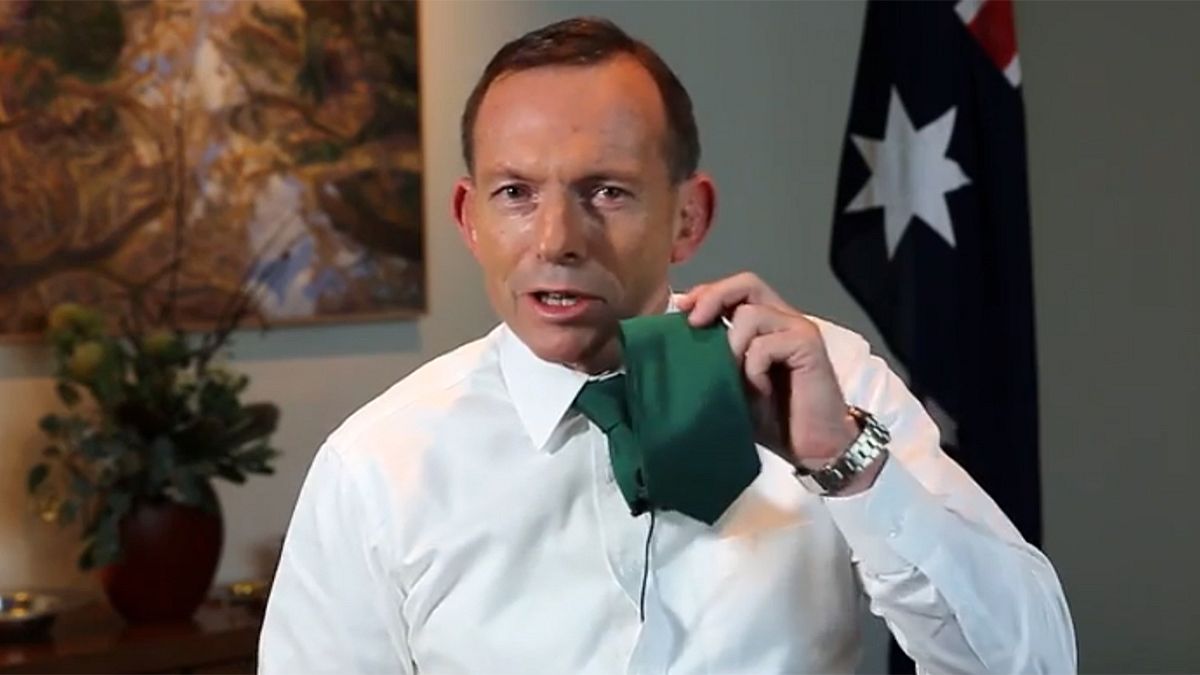 Australia's Tony Abbott rebuked for "stage Irish" St Patrick's Day video