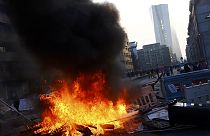 ألمانيا: إحتجاجات في فرانكفورت ضد تدشين البنك المركزي الأوروبي لمقره الجديد الذي كلف 1.3 مليار يورو