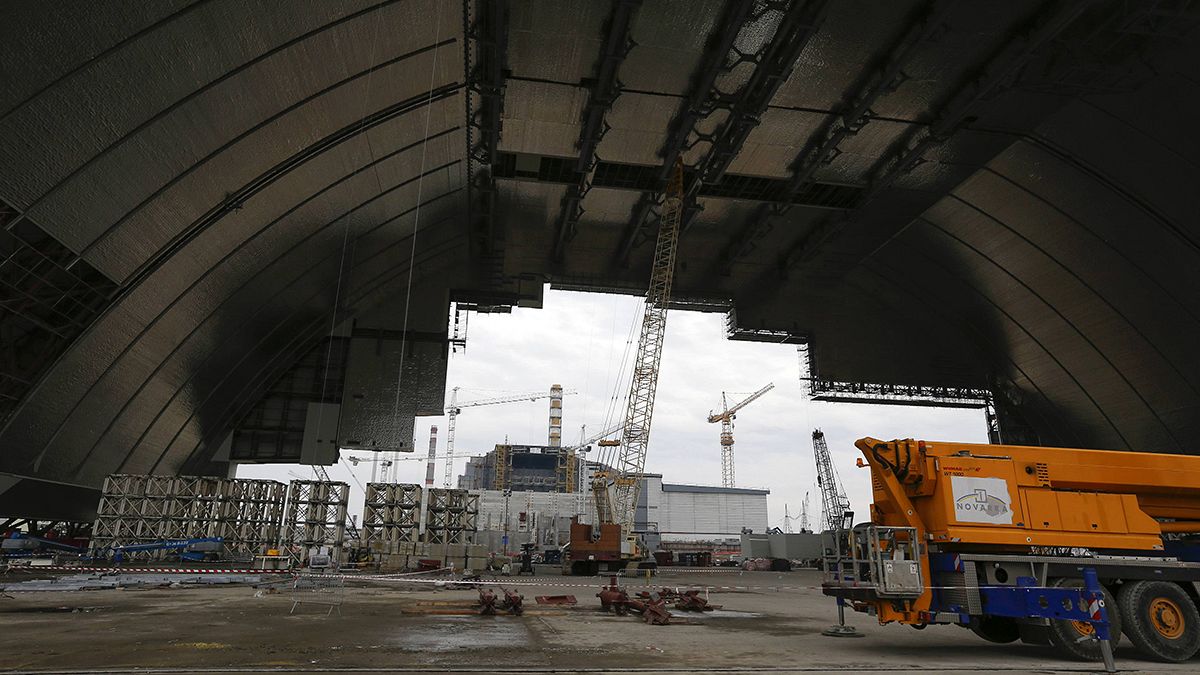 Tschernobyl: Bau der neuen Schutzhülle am Havariereaktor geht voran