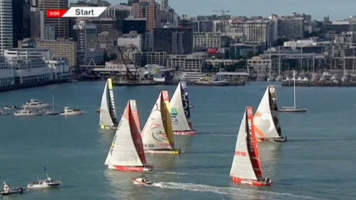 Volvo Ocean Race leaves for Brazil after Cyclone Pam delay