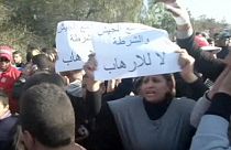 Tunuslular kanlı saldırıyı protesto etti