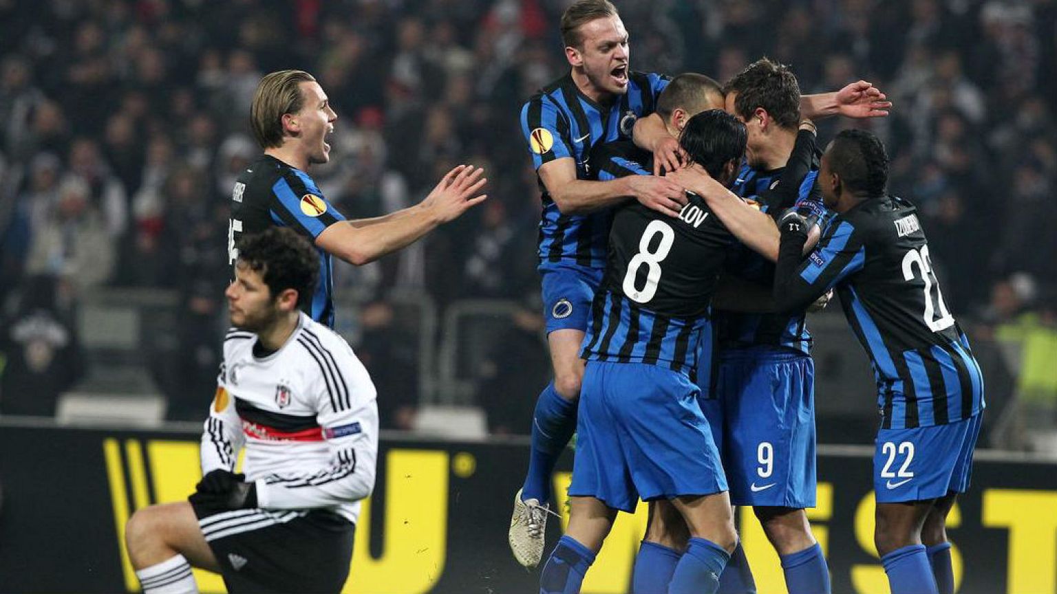 Beşiktaş UEFA'ya veda etti