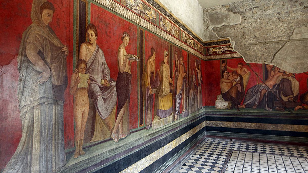 Pompei'nin en geniş villası 2 yıllık restorasyonun ardından açıldı