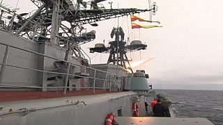 Russian Navy vessels test fire-power amid nationwide drills