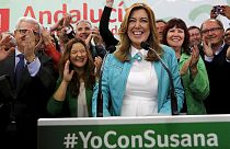 Newly reelected head of Spain's Andalusia region also expecting first child