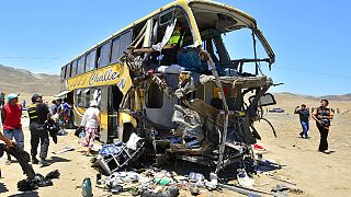 40 muertos en Perú por un accidente múltiple en la carretera Panamericana