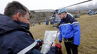 France: Search teams arrive at Germanwings plane crash site
