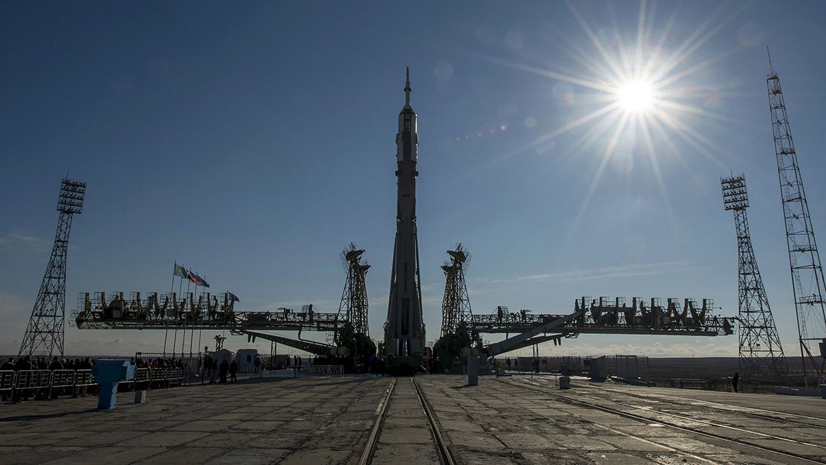 Cuenta atrás para el despegue de la nave espacial Soyuz TMA-16M