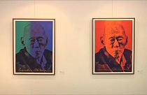 بزرگداشت لی کوان یو در نقاشی های هنرمند لبنانی