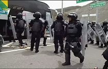 درگیری میان پلیس و دانشجویان در مکزیک