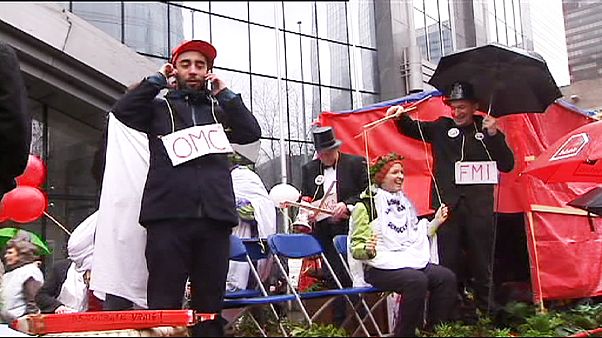 Großkundgebung gegen Sparpolitik in Brüssel Großkundgebung gegen Sparpolitik in Brüssel