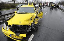 Three Greek international football players slightly hurt in Hungary taxi crash