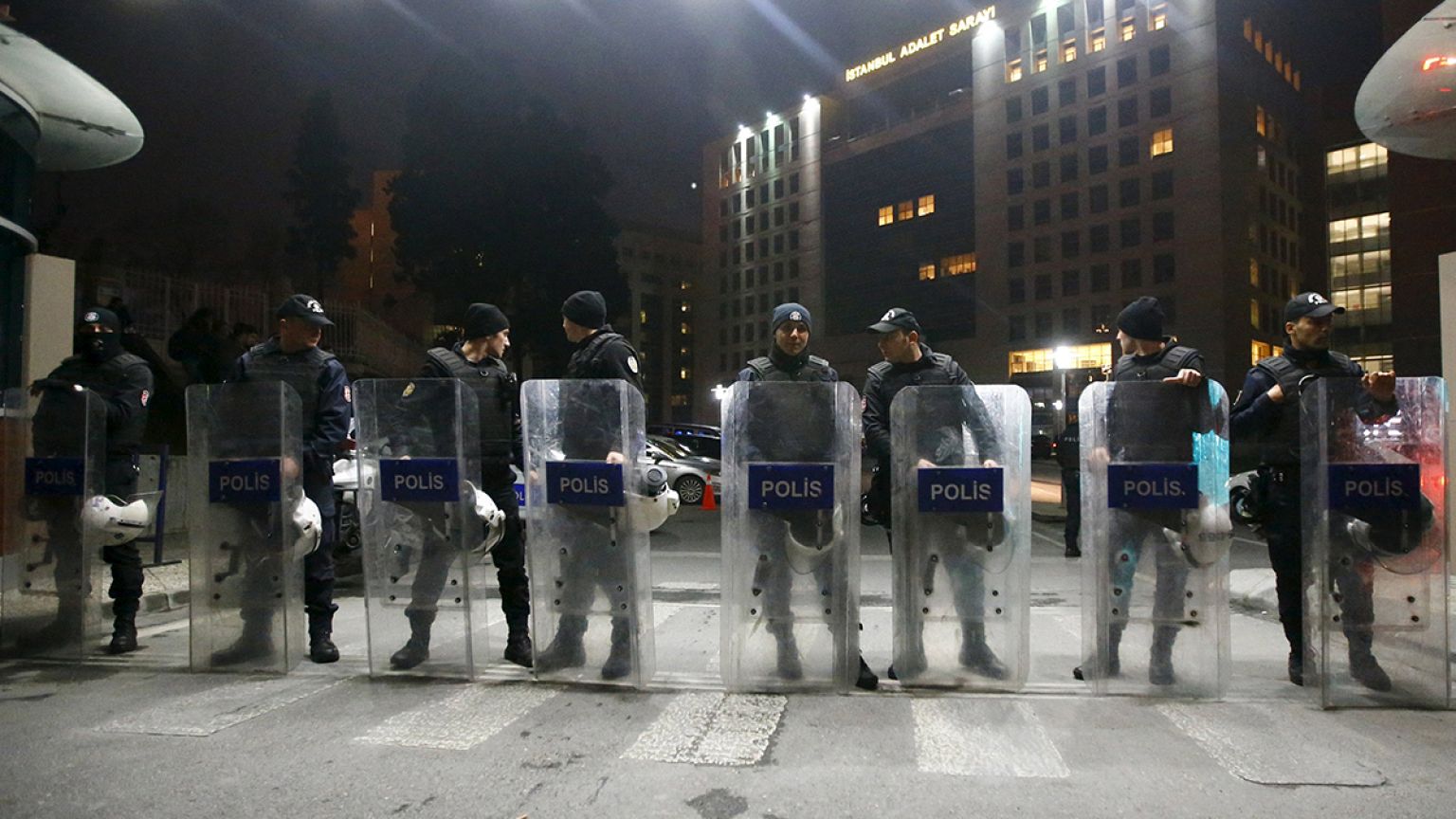 Two armed people entered an office of Turkey's ruling AK Party