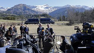 Los presidentes de Germanwings y Lufthansa se han desplazado a la localidad donde se estrelló el avión de su compañía