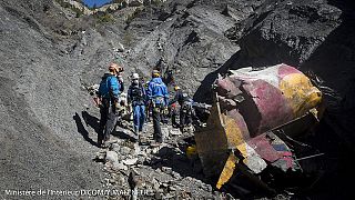Don't ask about the co-pilot: Lufthansa boss refuses questions at Alps crash site
