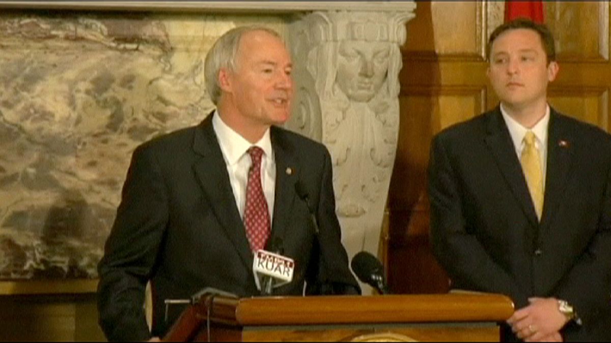 Arkansas governor enters fray over controversial US religious freedom bill