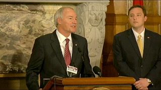 Arkansas governor enters fray over controversial US religious freedom bill