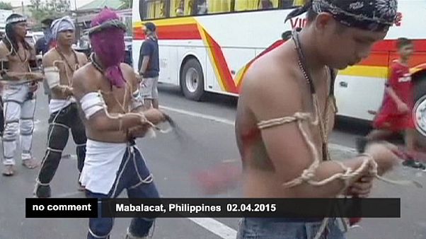 Self-flagellation in Philippines Self-flagellation in Philippines