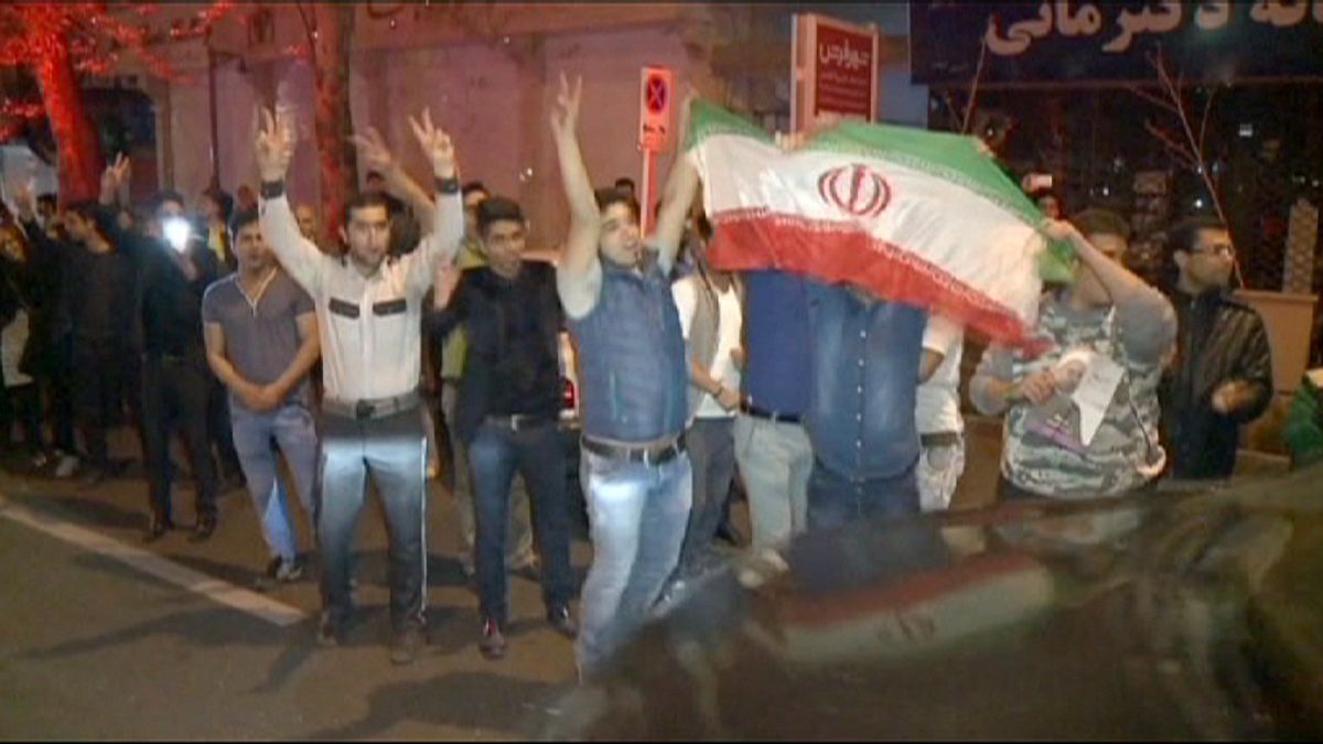 طهران تحتفل باتفاق الإطار حول الملف النووي الإيراني