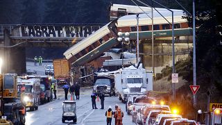 Image: Amtrak train crash