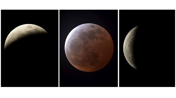 Eclissi lunare osservata a Los Angeles Eclissi lunare osservata a Los Angeles