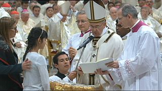 Veillée pascale au Vatican et à Bethléem