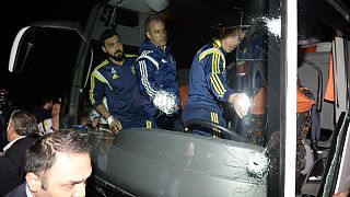 Football: Fenerbahçe team bus attacked following 5-1 win