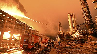 Six injured in huge chemical plant explosion in China